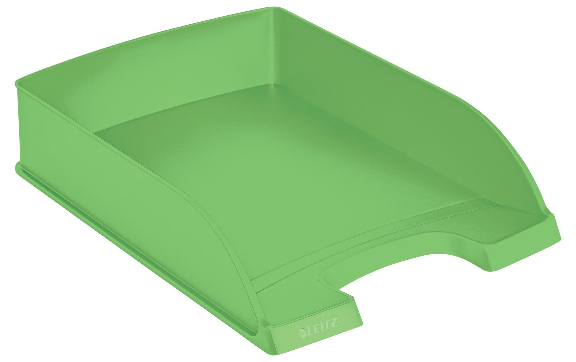 Leitz Recycle – Briefkorb für A4, Kunststoff (recycelt), Grün, 255 × 357 × 70 mm