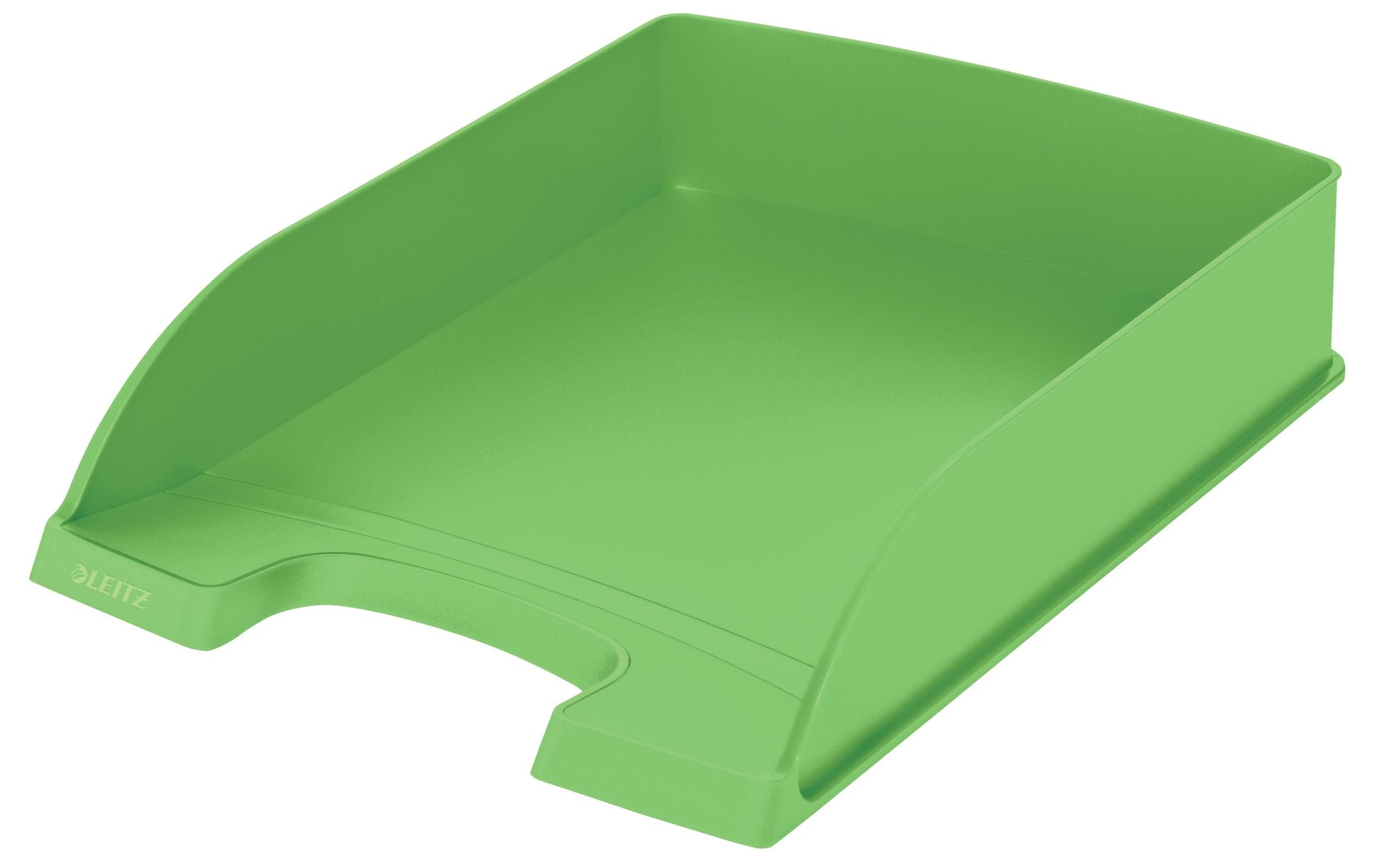 Leitz Recycle – Briefkorb für A4, Kunststoff (recycelt), Grün, 255 × 357 × 70 mm