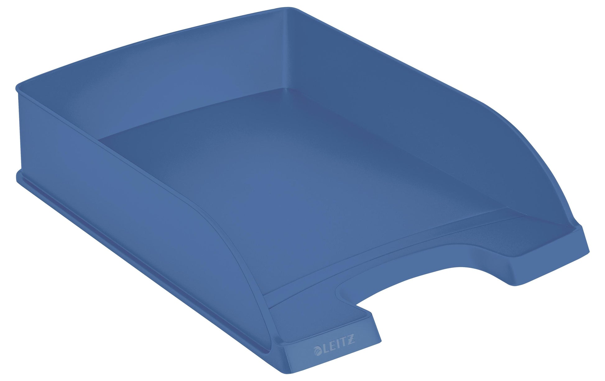 Leitz Recycle – Briefkorb für A4+, Polystyrol, Blau, Matt, 255 × 357 × 70 mm