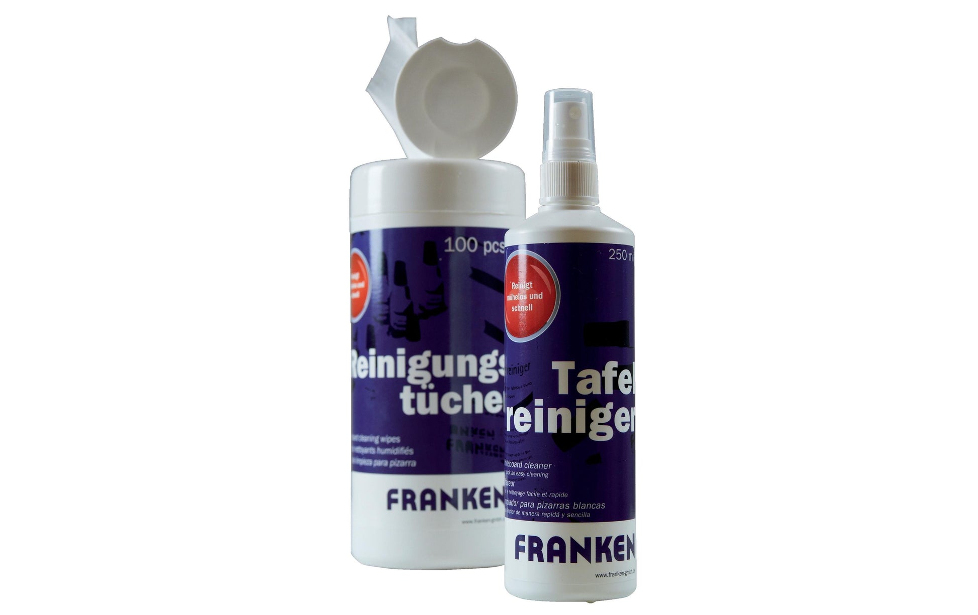 Franken Z1915 Whiteboard-Reiniger für Weisswand-/Magnettafeln – Pumpspray – 250 ml