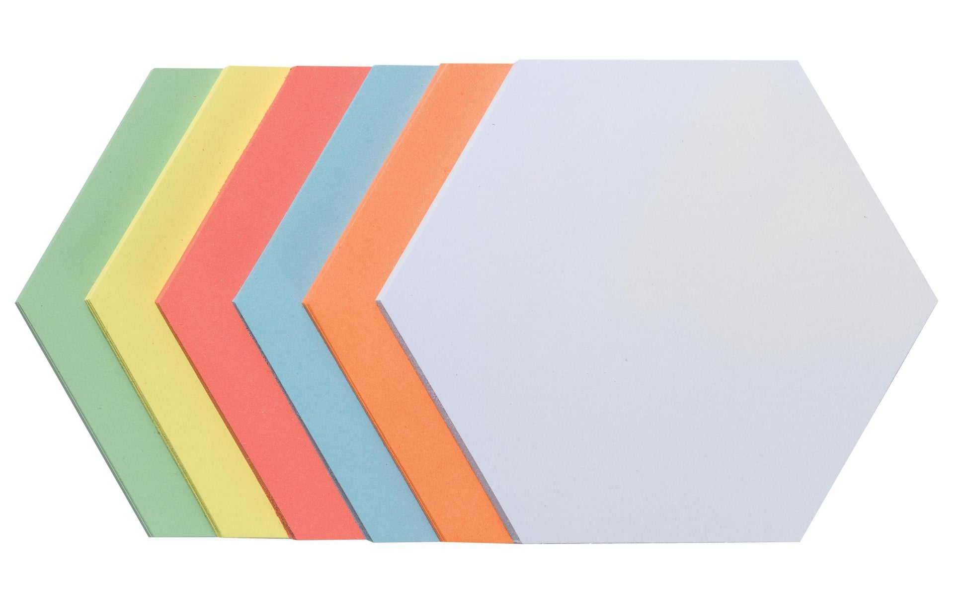 Franken UMZH 1719 99 Moderationskarten Wabe – 16,5 × 19 cm, sortiert, 130 g/m², 100 % Altpapier, 250 Stk.