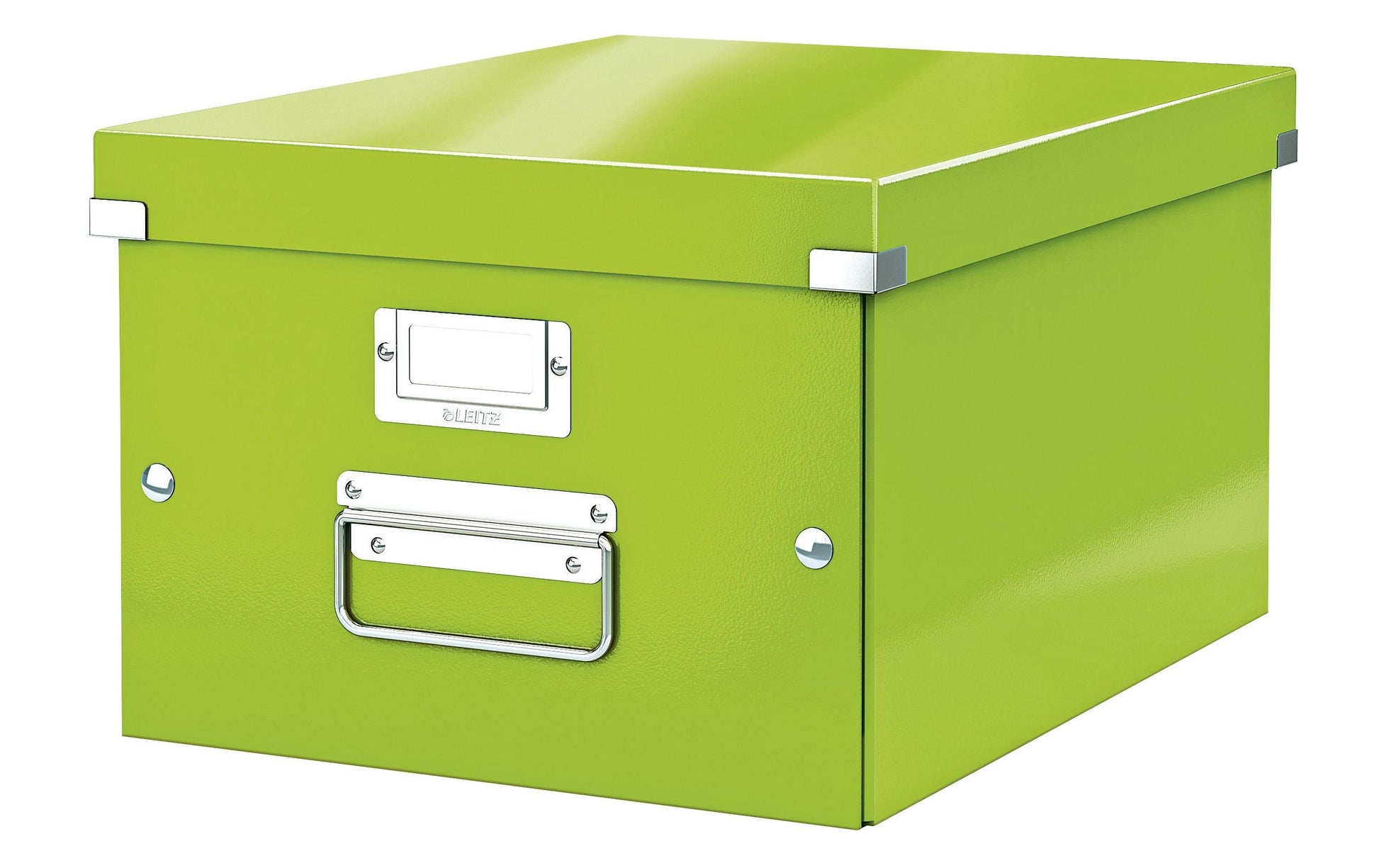 Leitz Click&Store WOW Aufbewahrungsbox B 281 × H 200 × T 370 mm – für A4, mit Deckel, stapelbar, grün