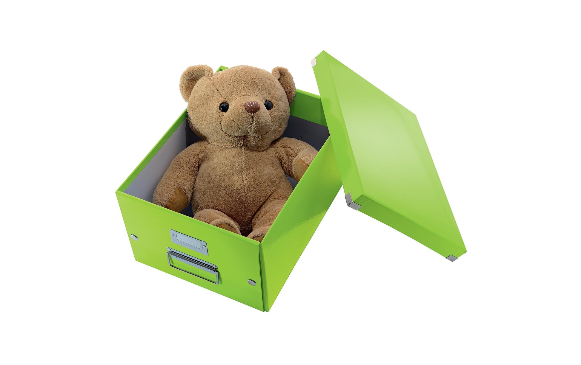 Leitz Click&Store WOW Aufbewahrungsbox B 281 × H 200 × T 370 mm – für A4, mit Deckel, stapelbar, grün