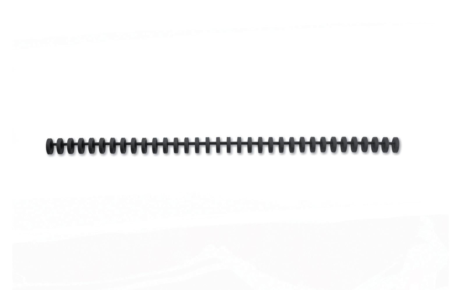 GBC Bindedisc-Ringe – für A4 – Ø 16 mm, schwarz, Kunststoff – 50 Stk.