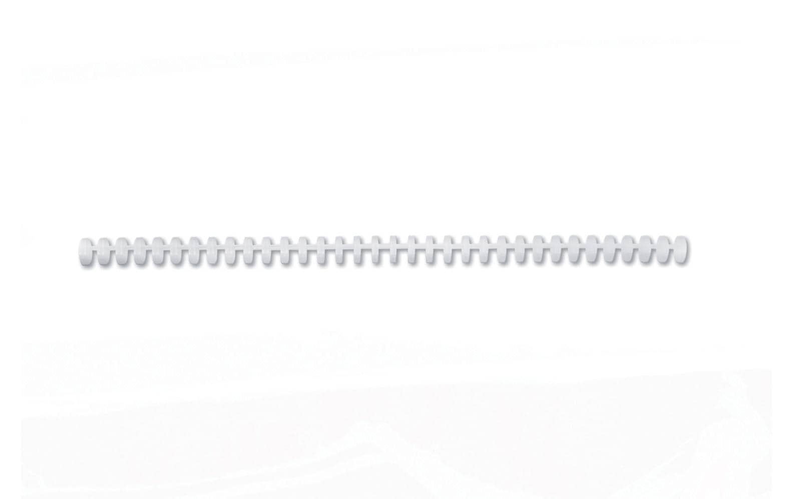 GBC Bindedisc-Ringe – für A4 – Ø 12 mm, weiss, Kunststoff – 50 Stk.