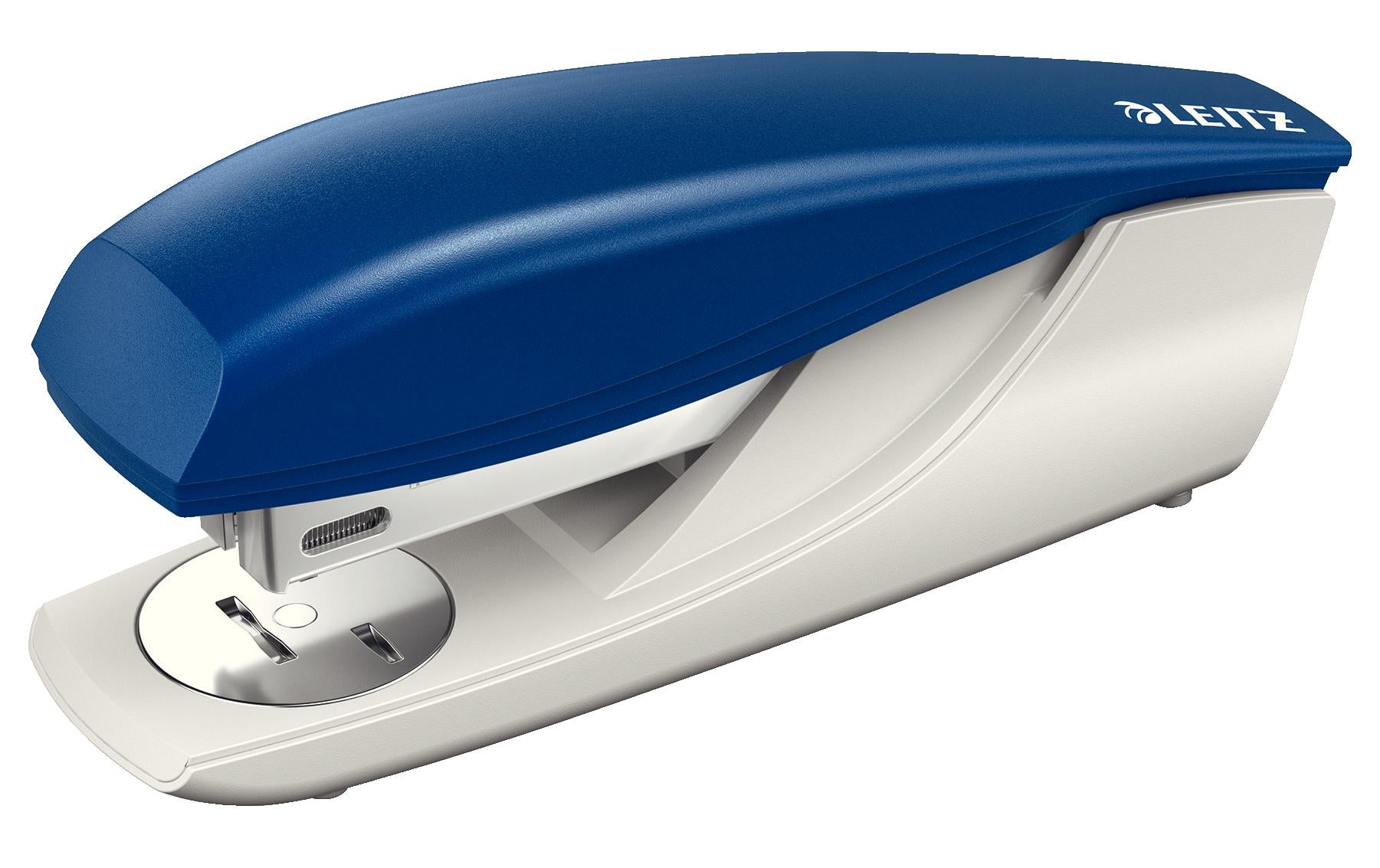 Leitz NeXXt 5500 – Hefter, 30 Blatt, für 24/6, 26/6, Oberlademechanik, Tackerfunktion, Einlegetiefe 38 mm, Blau