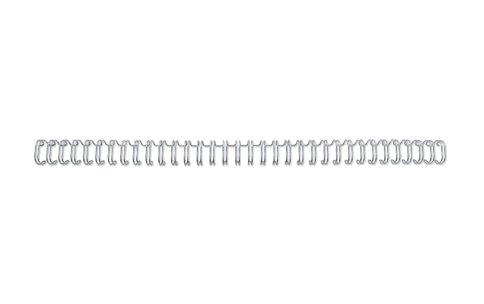 GBC Drahtbinderücken – Ø 12,5 mm, Silber, Draht – 100 Stk.