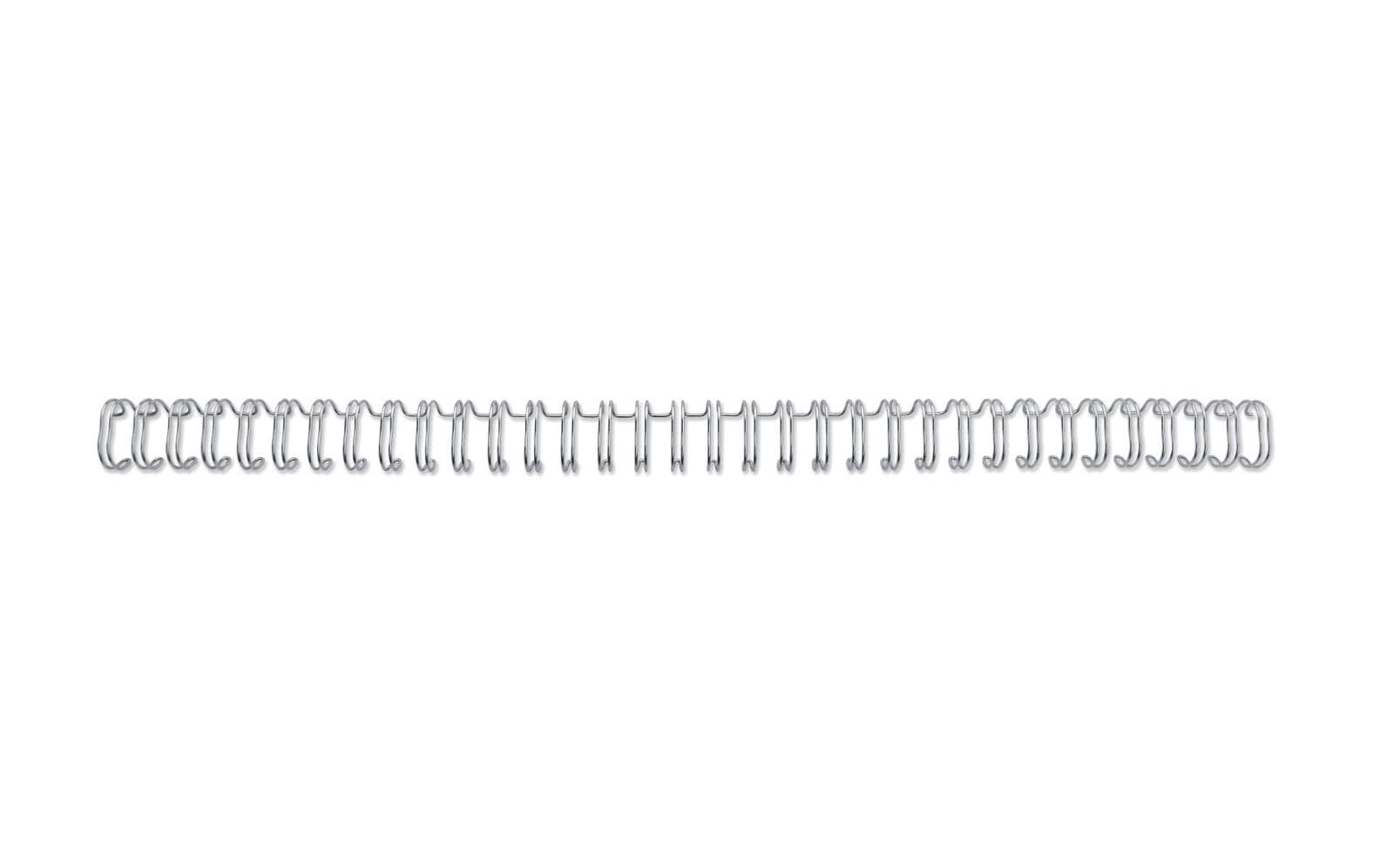 GBC Drahtbinderücken – Ø 11 mm, silber – 100 Stk.