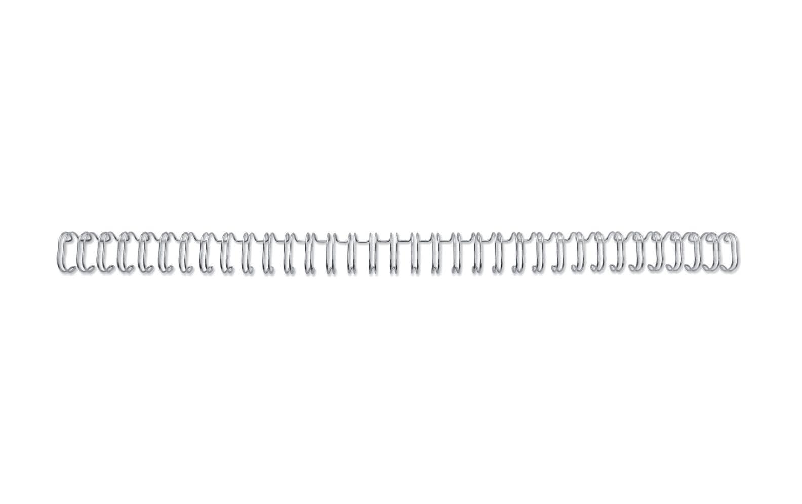 GBC Bindedisc-Ringe – für A4 – Ø 8 mm, silber, Draht – 100 Stk.