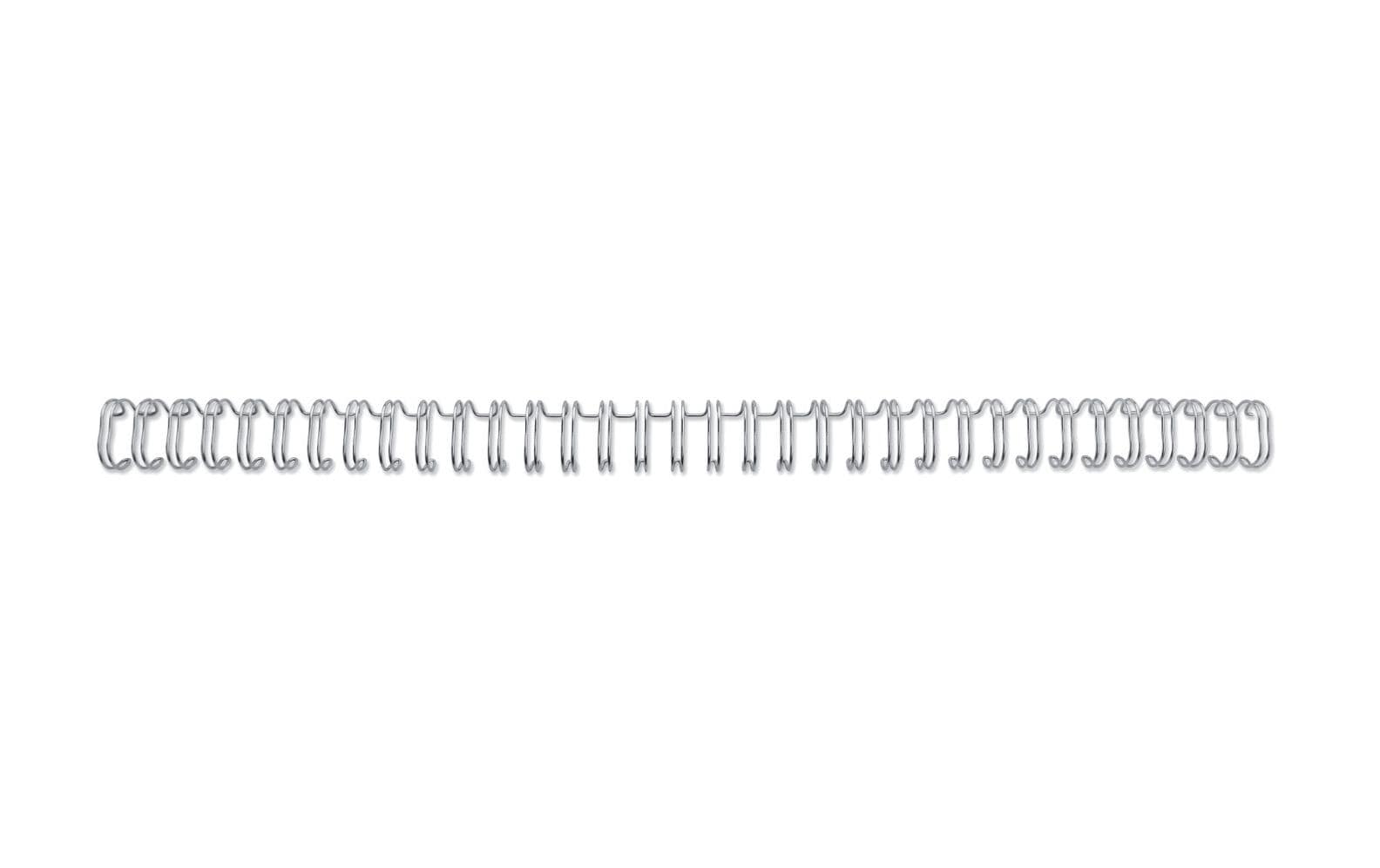 GBC Bindedisc-Ringe – für A4 – Ø 6 mm, silber, Draht – 100 Stk.