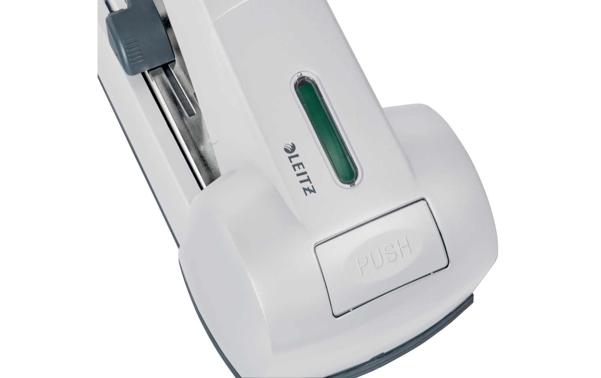 Leitz 5553 – Hefter, 120 Blatt, für 23/15XL, Flat-Clinch, verstellbarer Papieranschlag, Einlegetiefe 56 mm