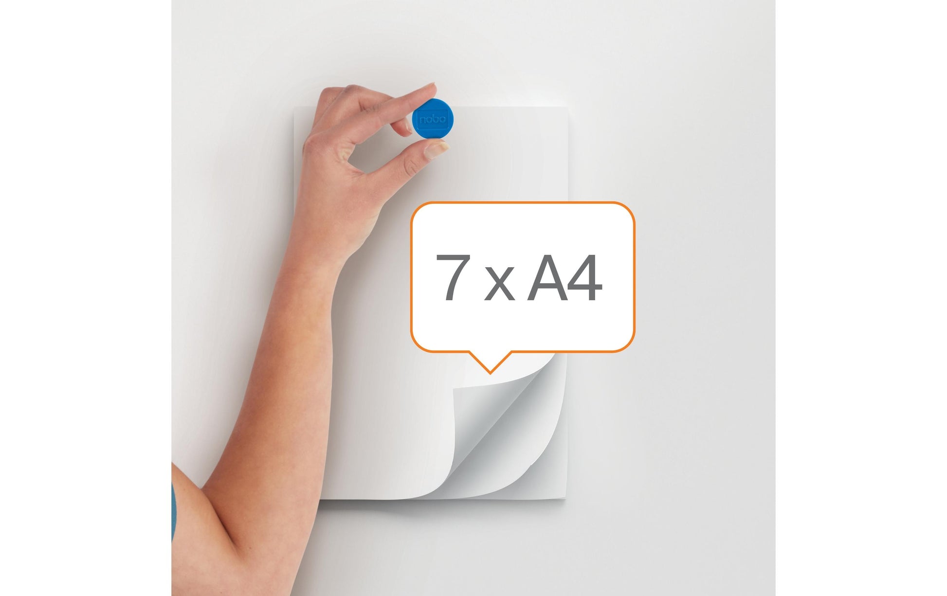 Nobo Tafelmagnete – Ø 32 mm, 10 Stk., mehrfarbig