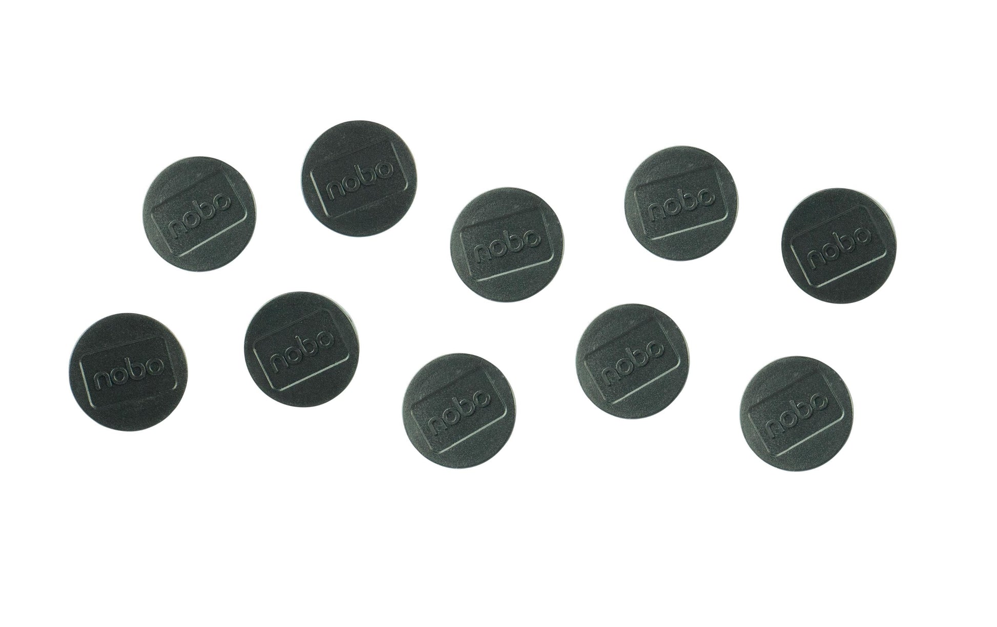 Nobo Tafelmagnete – Ø 32 mm – 10 Stk., schwarz