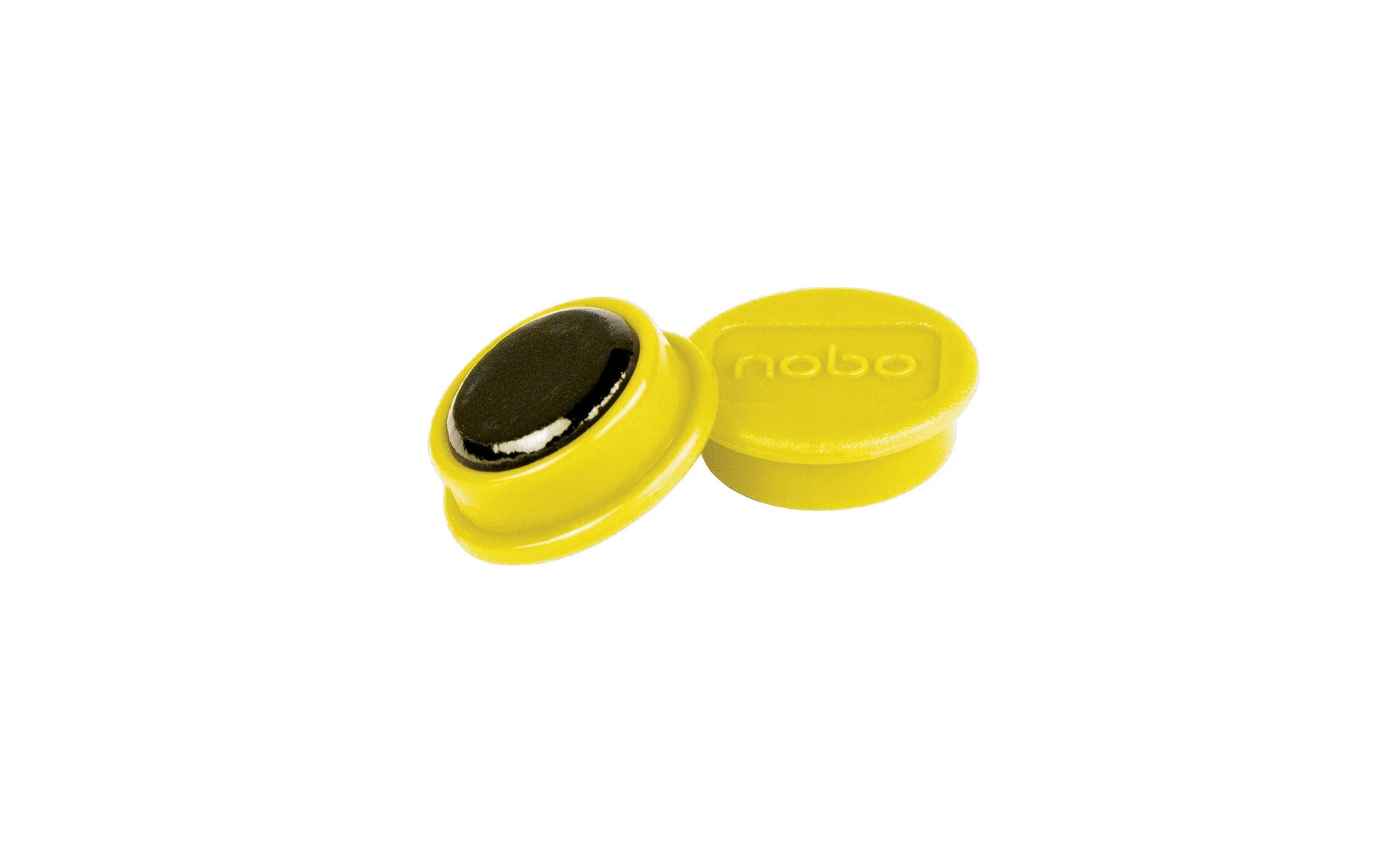 Nobo Tafelmagnete – Ø 13 mm, 10 Stk., gelb
