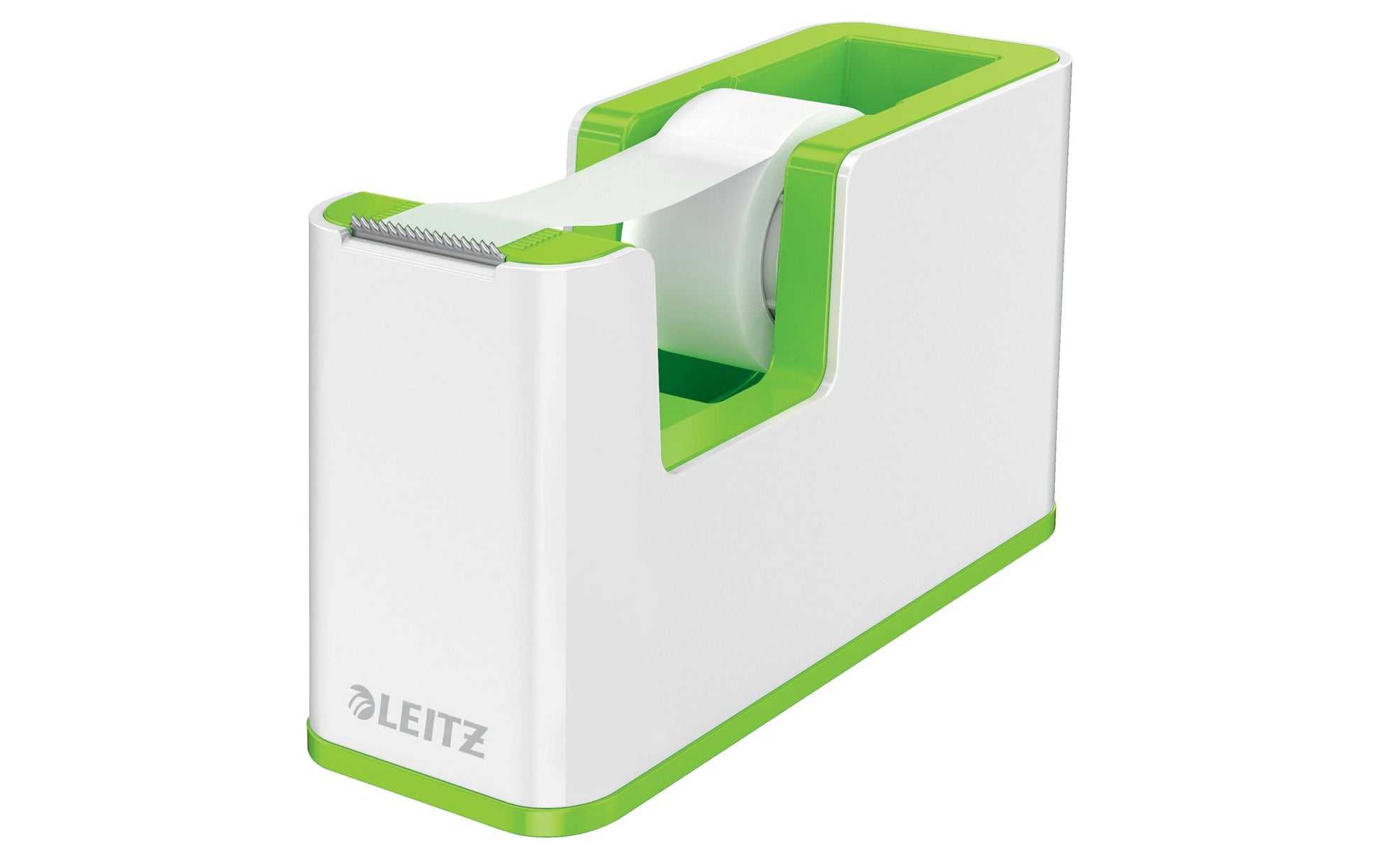 Leitz Tischabroller WOW Duo Colour – für Klebeband bis 19 mm × 33 m, Kern 1", inkl. Rolle