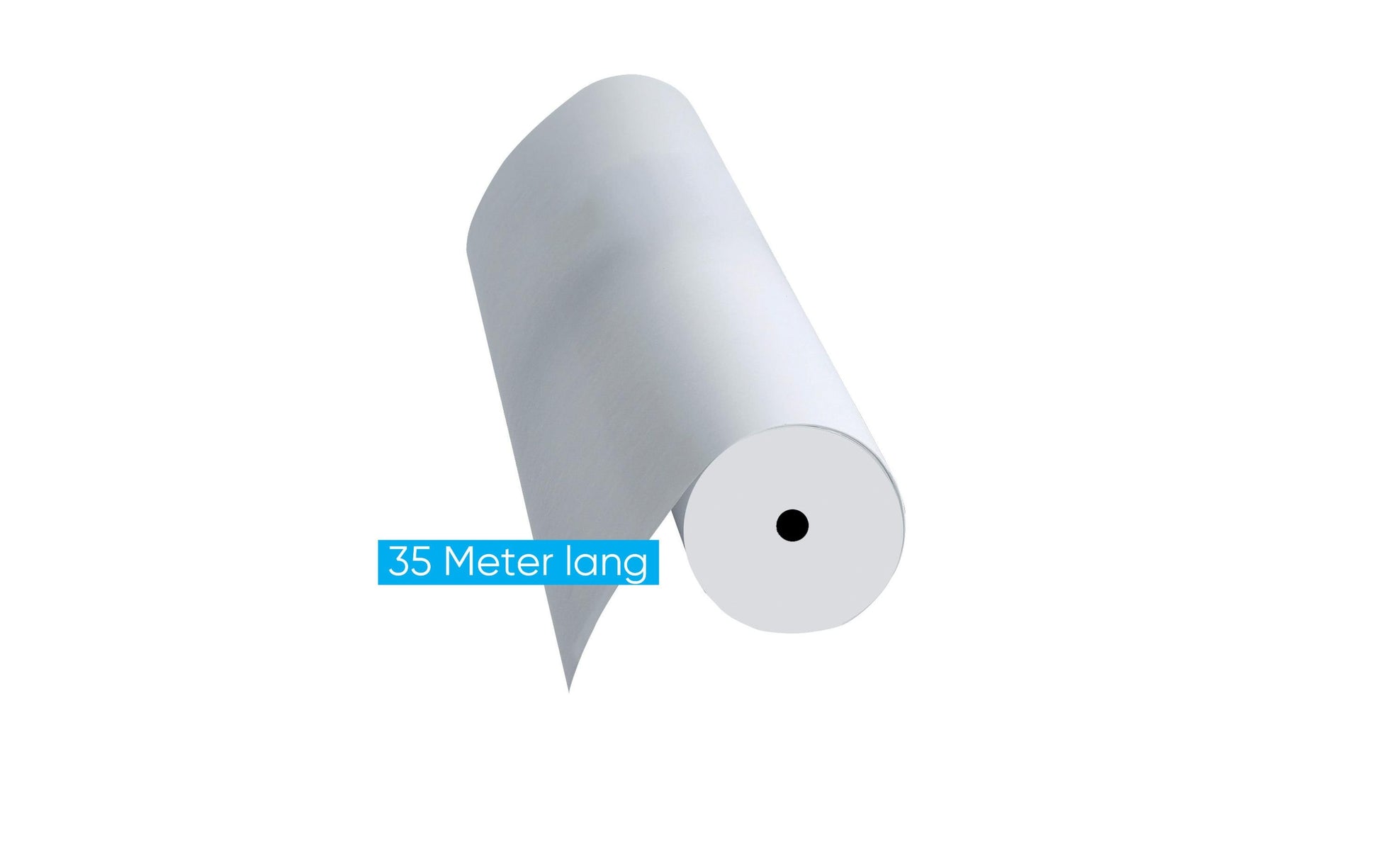 Franken Flipchart-Papierrolle blanko – Rolle 60 cm × 35 m, 80 g/m²
