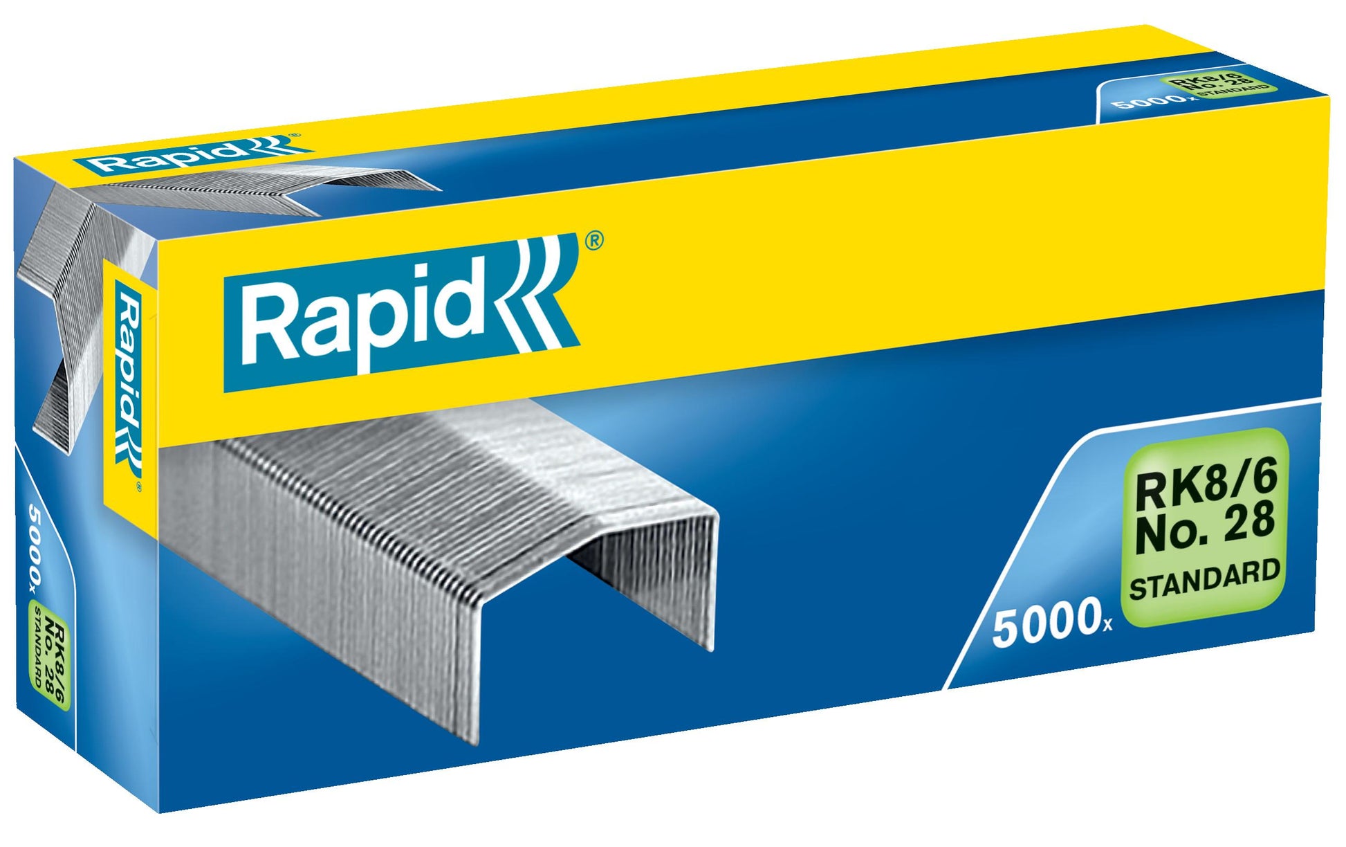 Rapid Heftklammern – 6 mm – Metall, silber – 5000 Stk.
