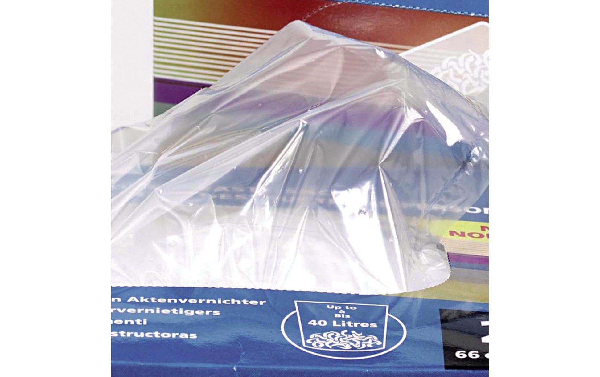 Rexel Abfallsäcke für Aktenvernichter – 175 l (600 × 600 × 1'200 mm), für 1150, 1250, 1500 Auto und andere – 100 Stück