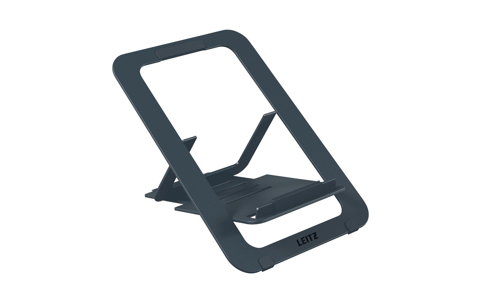 Leitz Laptop-Ständer – bis 17", faltbar, 5 Höhenpositionen – Grau