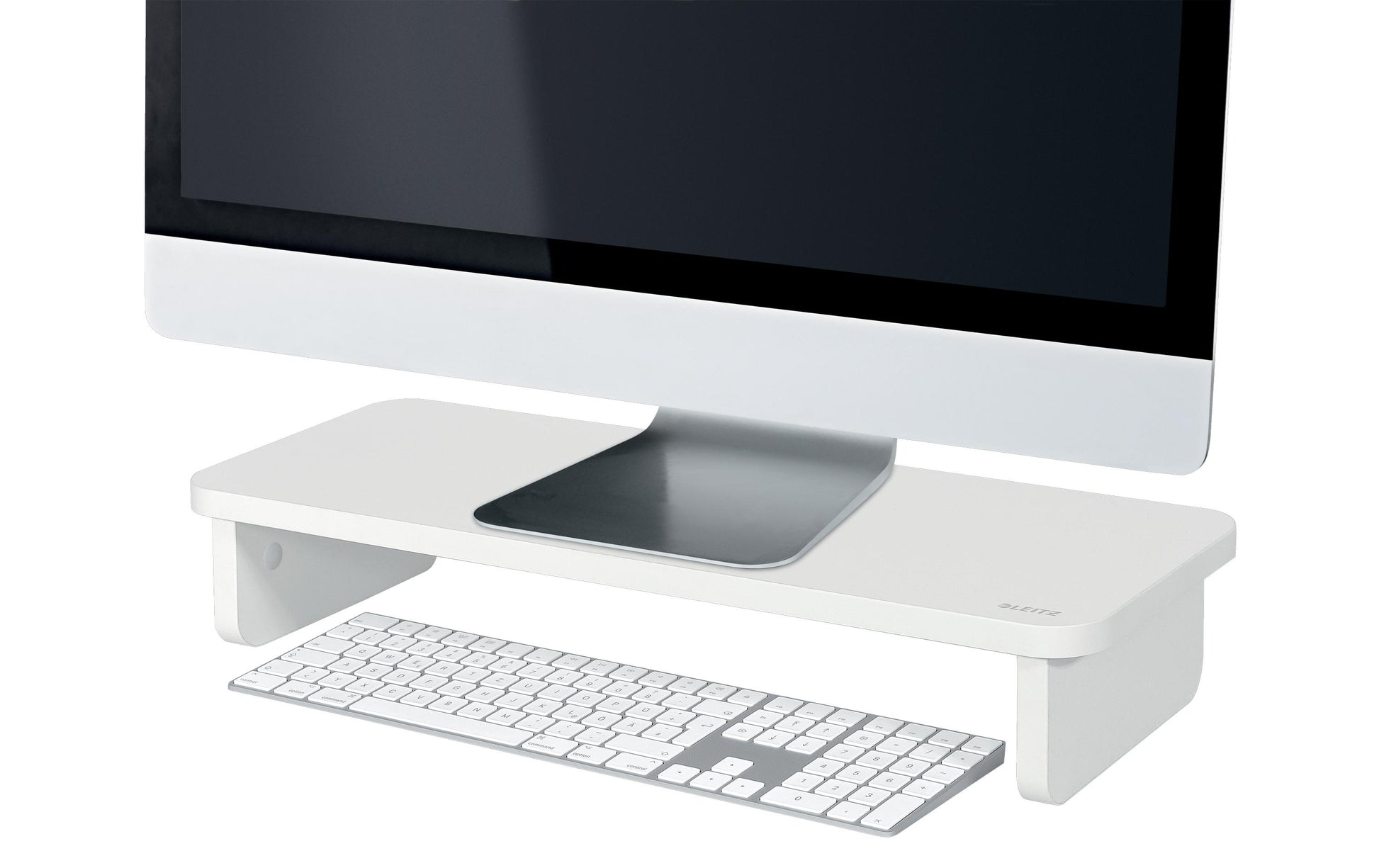 Leitz 64340001 – Monitor-Tischständer – freistehend – 1 Monitor – bis 24" – bis 20 kg/Monitor – Weiss