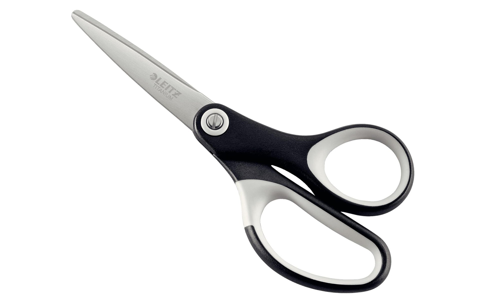 Leitz Schere 15,0 cm, für Rechts- und Linkshänder – Edelstahl, Schwarz