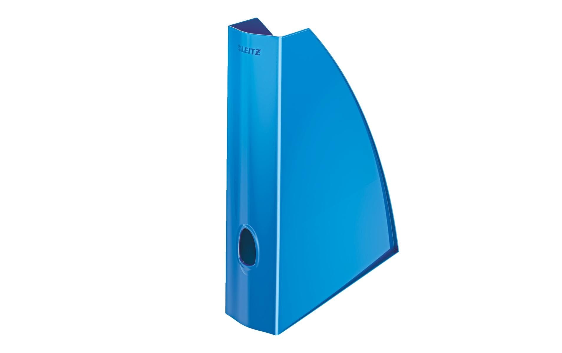 Leitz WOW Stehsammler – A4 – Polystyrol – Blau – 75 × 258 × 312 mm