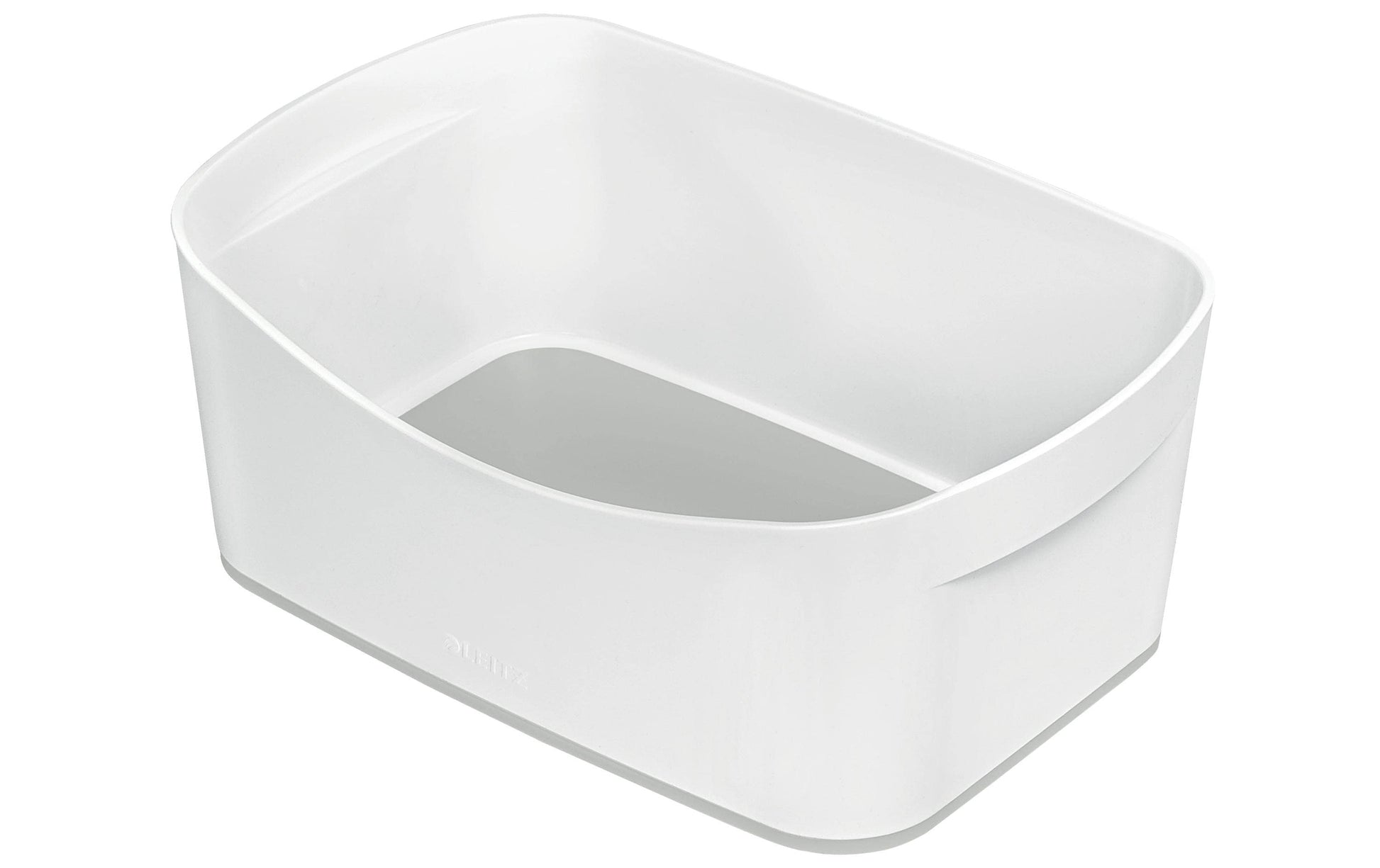 Leitz Aufbewahrungsschale MyBox – Kunststoff, weiss/grau, 24,6 × 9,8 × 16 cm