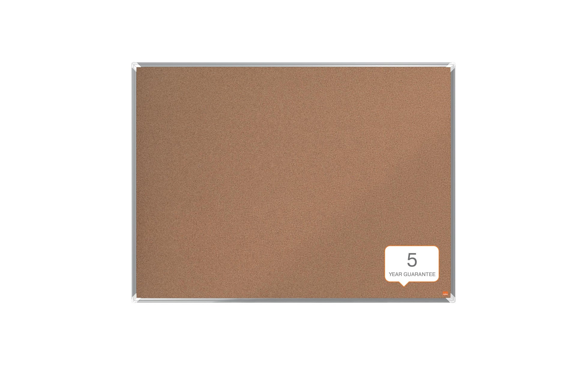Nobo Pinnwand – Kork, Alurahmen – 120 × 90 cm