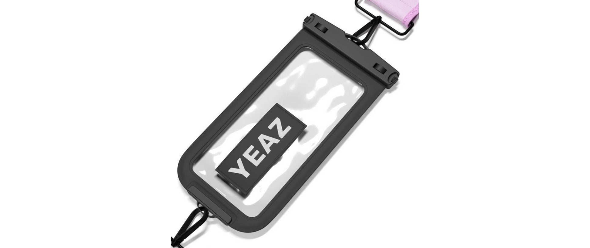 YEAZ Wasserdichte Smartphone-Tasche – für Smartphones – Schwarz – Neopren