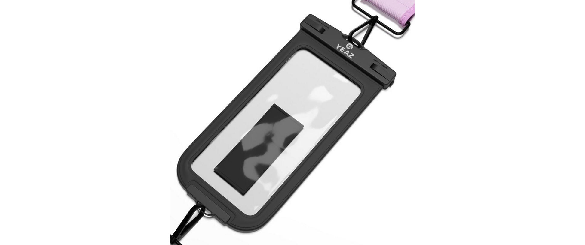 YEAZ Wasserdichte Smartphone-Tasche – für Smartphones – Schwarz – Neopren