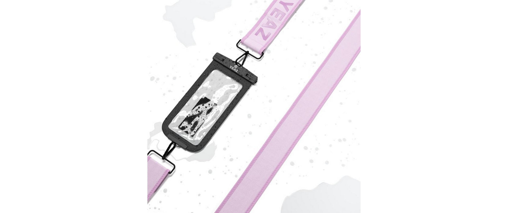 YEAZ Wasserdichte Smartphone-Tasche – für Smartphones – Schwarz – Neopren