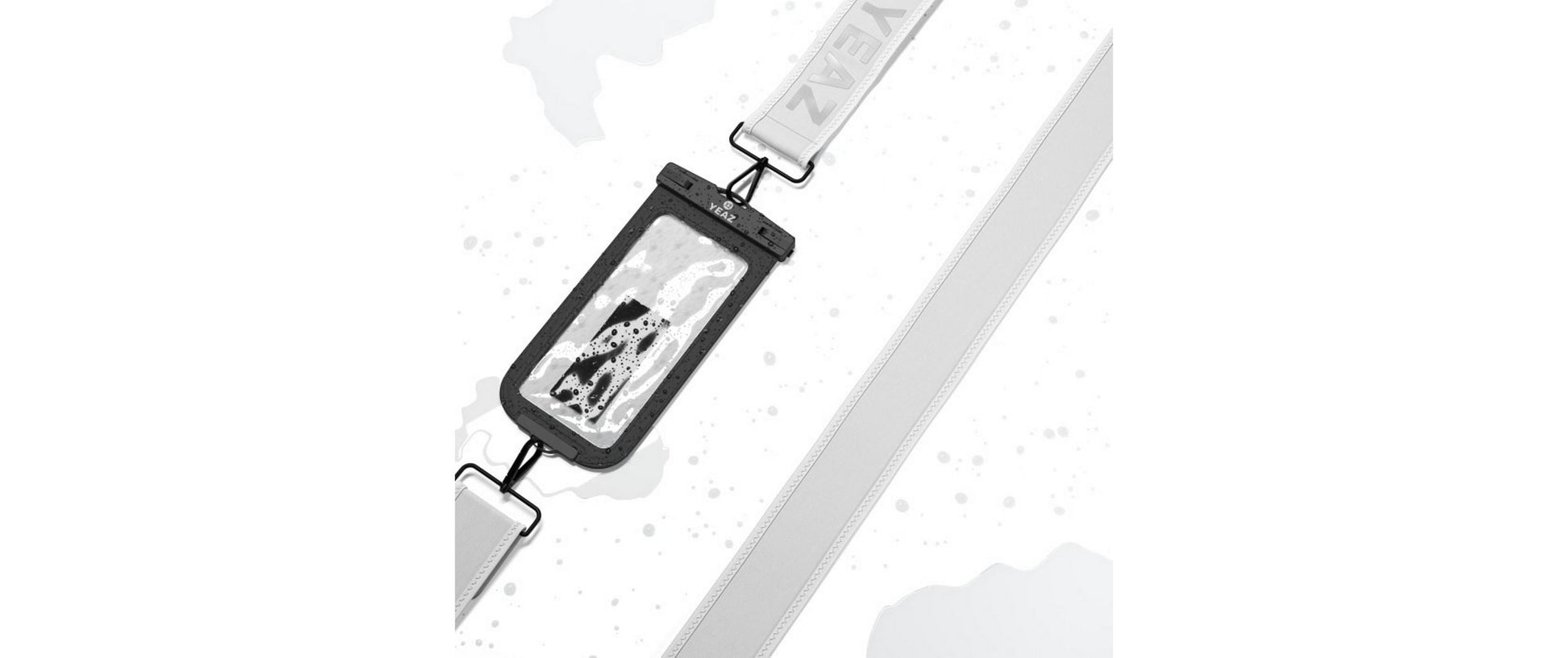 YEAZ Wasserdichte Smartphone-Tasche – Weiss – Neopren