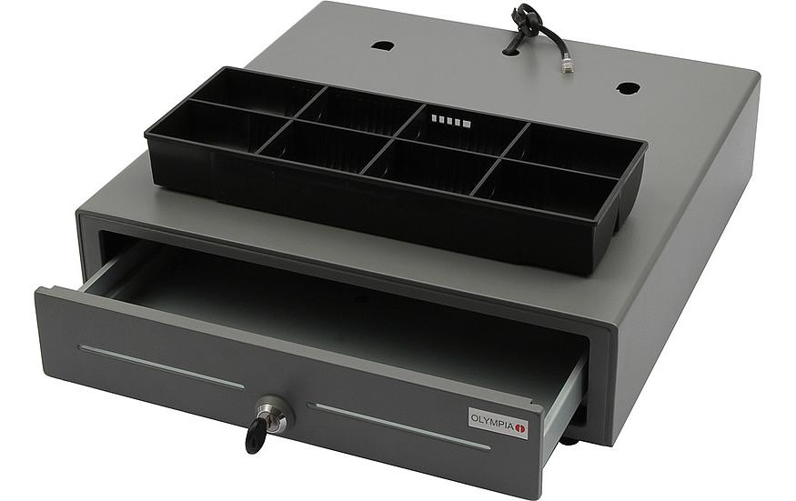 Olympia Kassenschublade, Metall, Schwarz, für Olympia CM 912, CM 942, CM 942F u. a., LD 410S