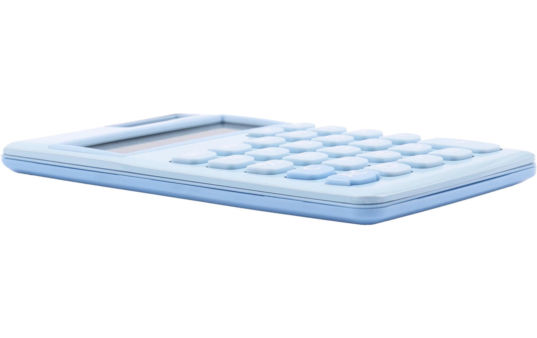 Genie Taschenrechner 212B – 12-stellig – Solar/Batterie – Blau