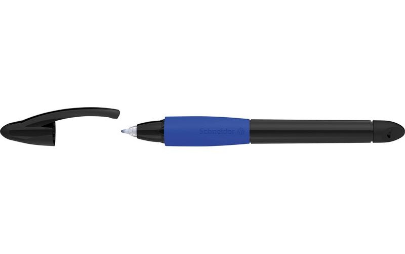 Schneider AG Schneider Base Ball – Tintenroller, schnelltrocknend, mit Kappe, 0,5 mm, blau