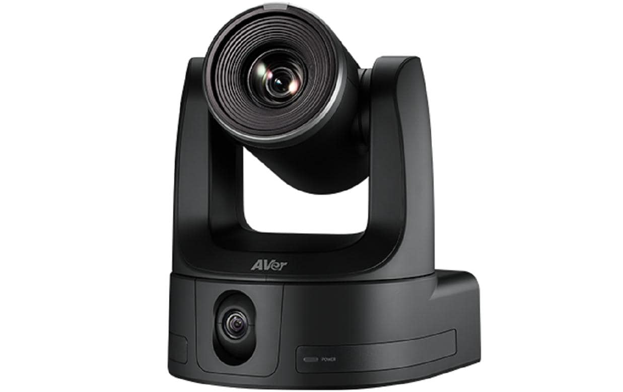 AVer TR535B – PTZ-Kamera, Dual-Lens Auto Tracking, 4K60, 30× optischer Zoom, HDMI/SDI/USB/IP, schwarz