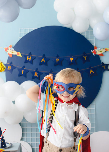 PartyDeco Girlande Fahrzeuge – Mehrfarbig – Papier – 1 Stk