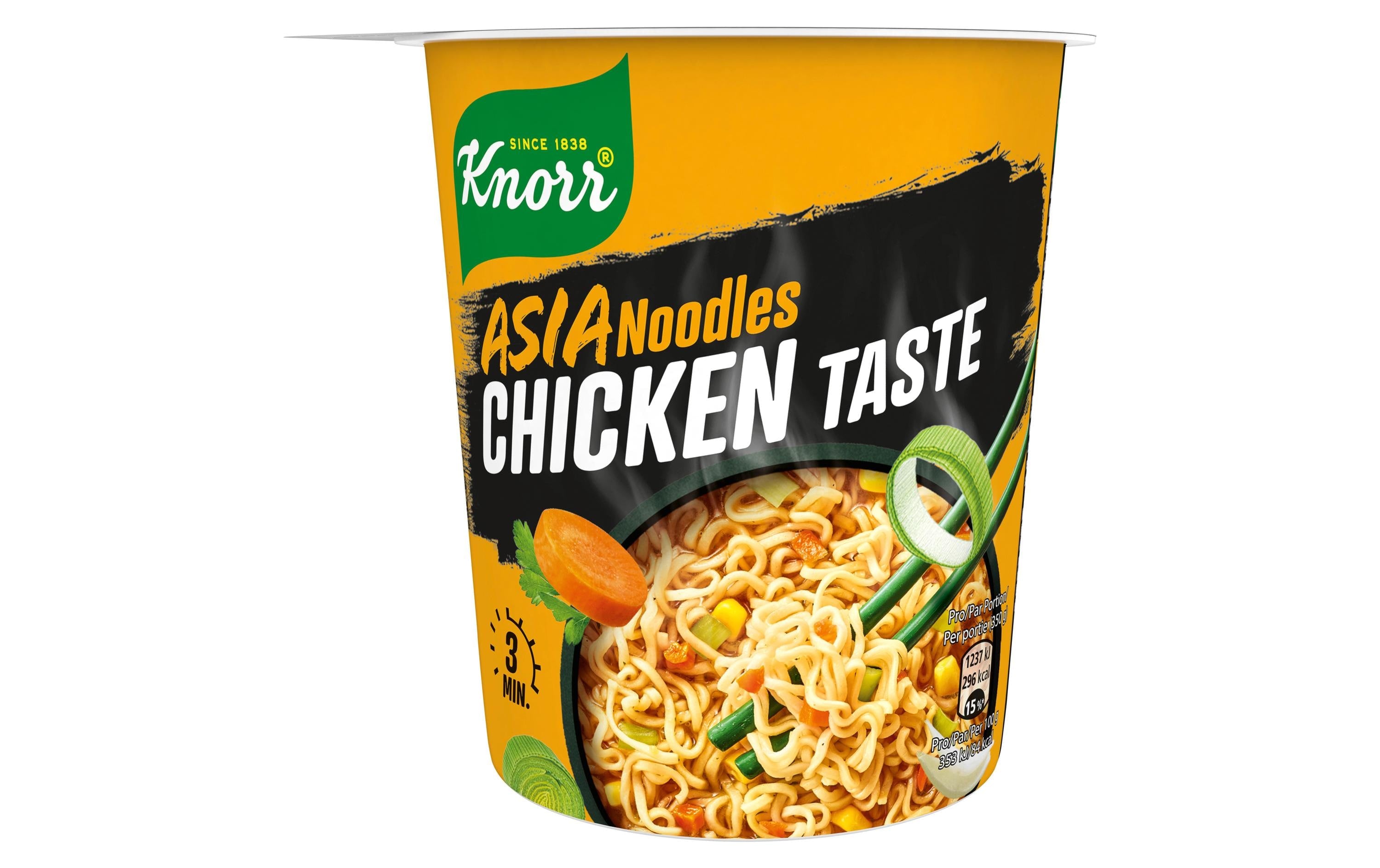 Knorr Asia Instantnudeln Poulet Becher – 195 g