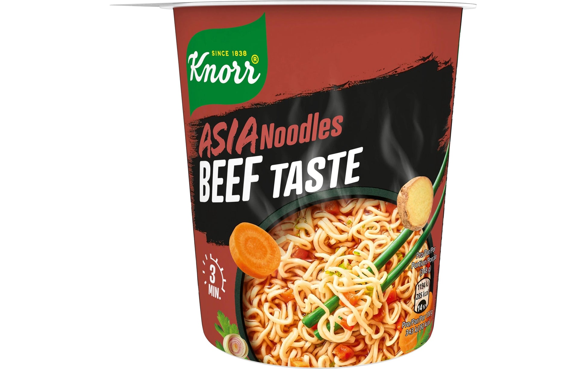 Knorr Asia Instantnudeln Rind Becher – 63 g