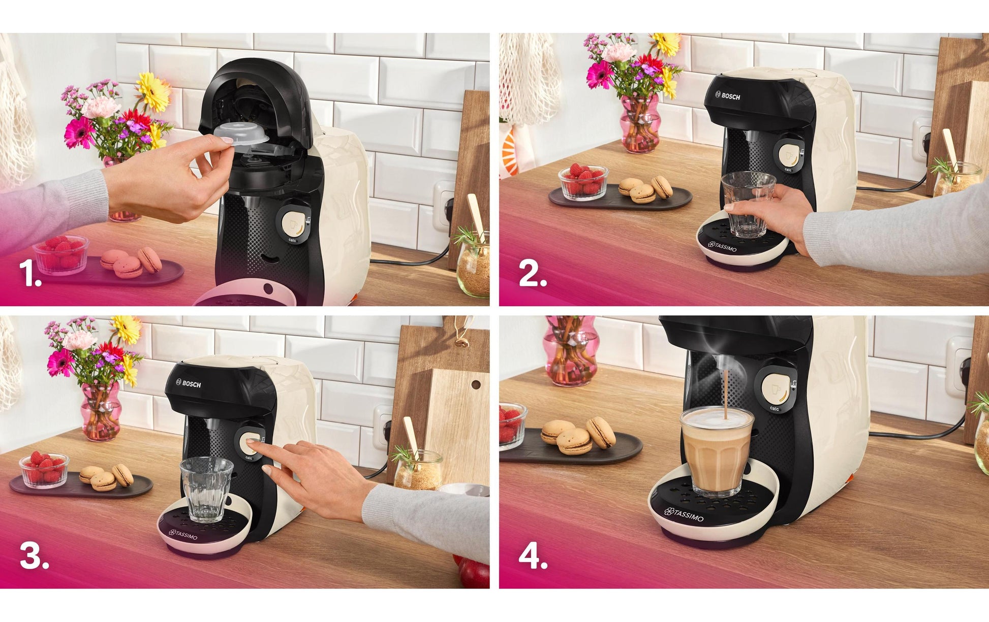 Tassimo Kapselmaschine – für Tassimo-Kapseln, 0,7 l, Schwarz