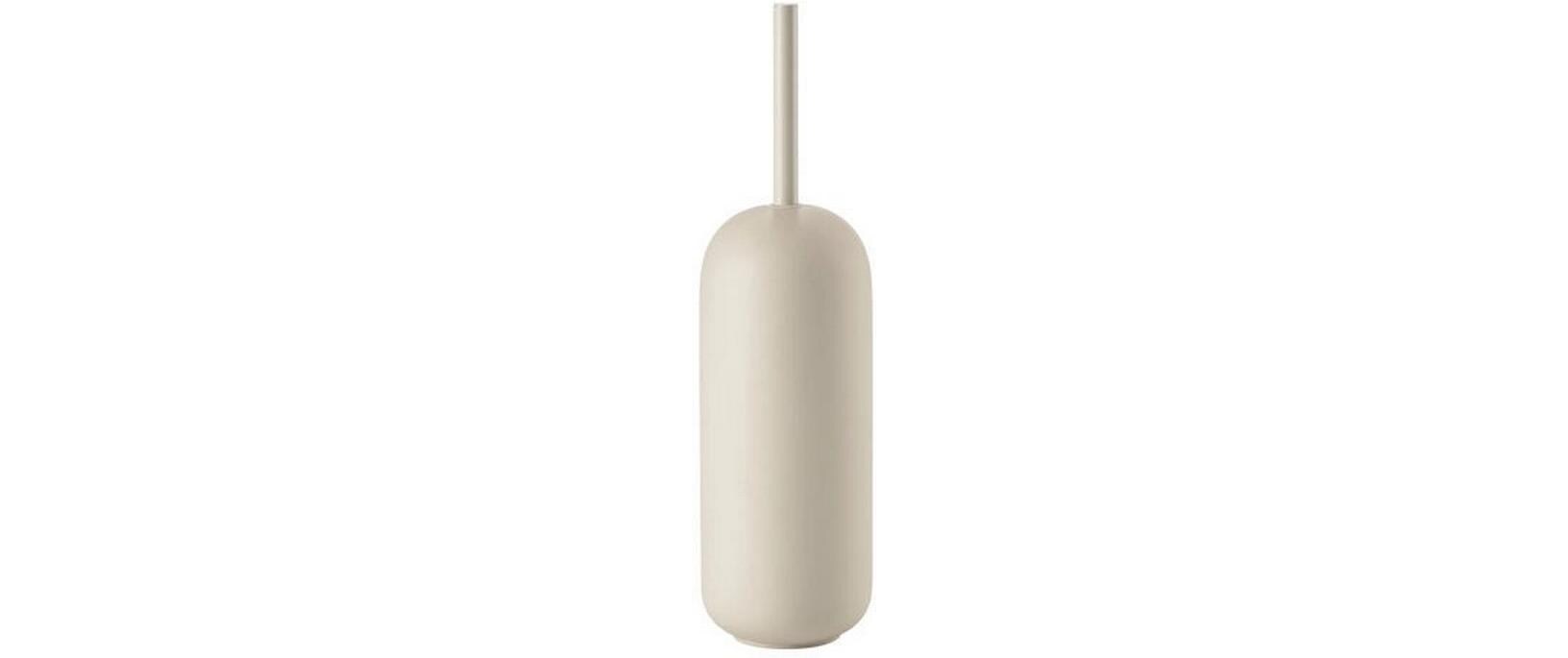 Zone Denmark Sensu – WC-Bürstenset – Keramik, beige, H 41 cm, Ø 11,8 cm