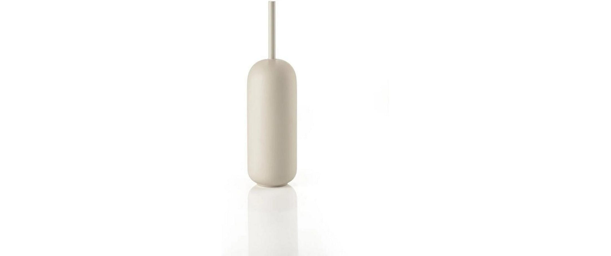 Zone Denmark Sensu – WC-Bürstenset – Keramik, beige, H 41 cm, Ø 11,8 cm