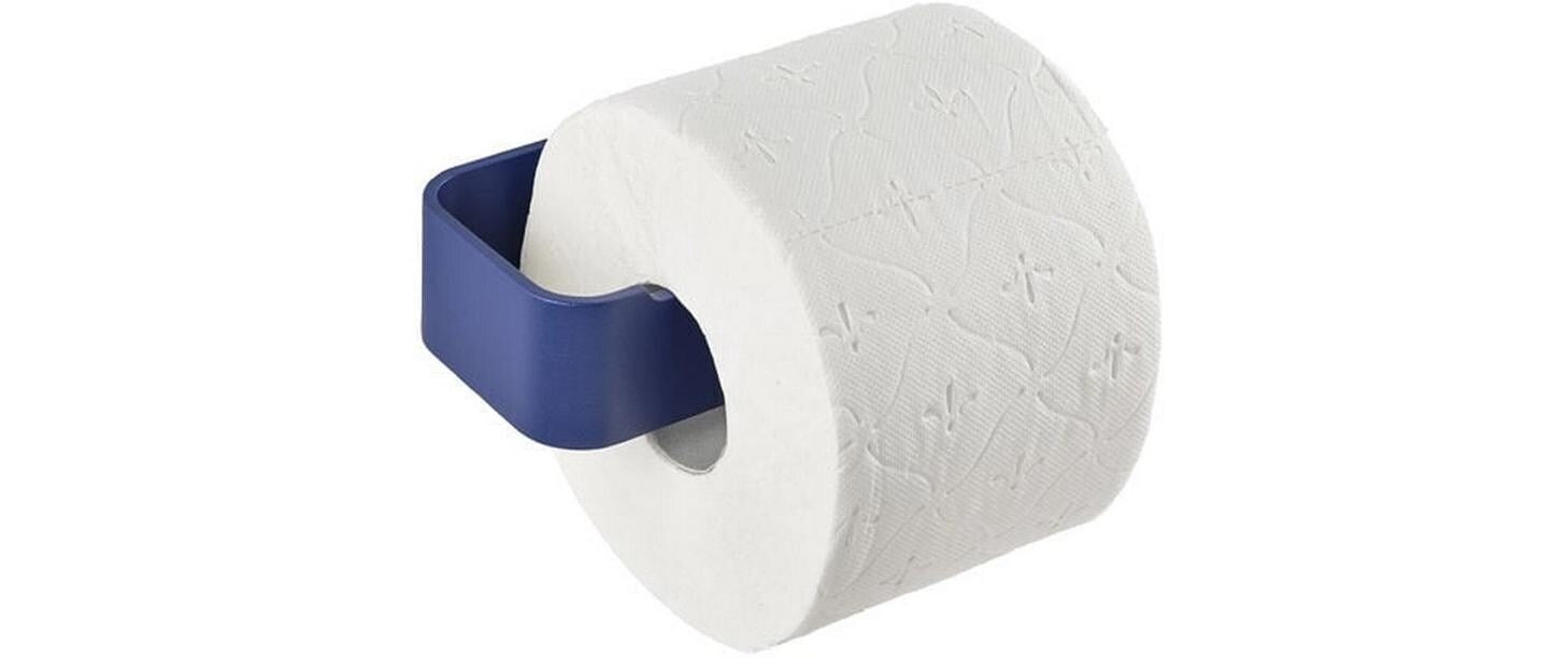 Zone Denmark Ume – Toilettenpapierhalter – Aluminium, Indigo, wandmontiert, 7,6 × 16,4 × 4 cm