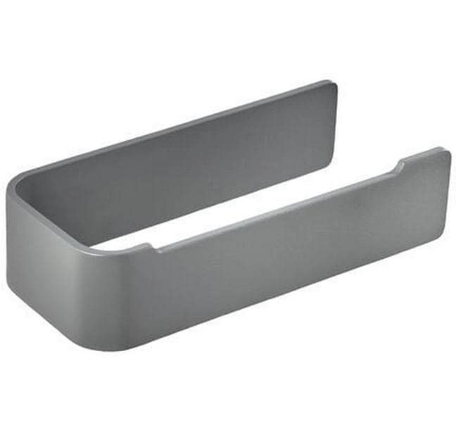 Zone Denmark Toilettenpapierhalter – Aluminium, Grau, Wandmontiert, 7,6 × 16,4 × 4 cm