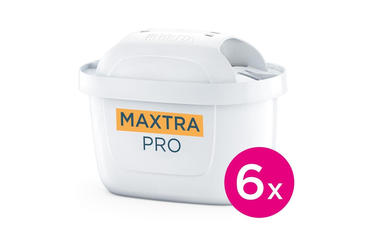 Brita Wasserfilterkartusche MAXTRA PRO – für Style, Flow, Marella und andere, 150 l, 6 Stück