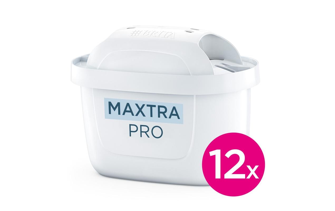 Brita Wasserfilterkartusche MAXTRA PRO All-in-1 – für Tischwasserfilter, 150 l, 12 Stk.