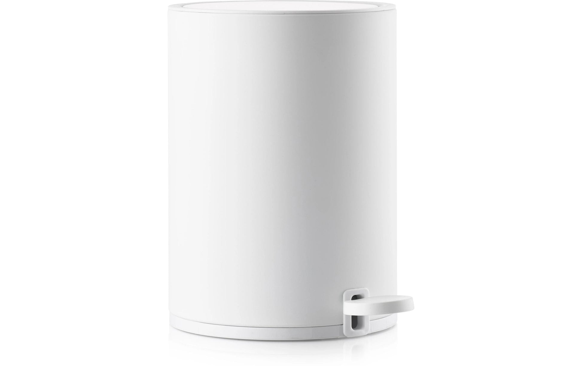 Zone Denmark Tisch-Abfallbehälter – 3 l – Kunststoff, weiss – Ø 181 × H 263 mm