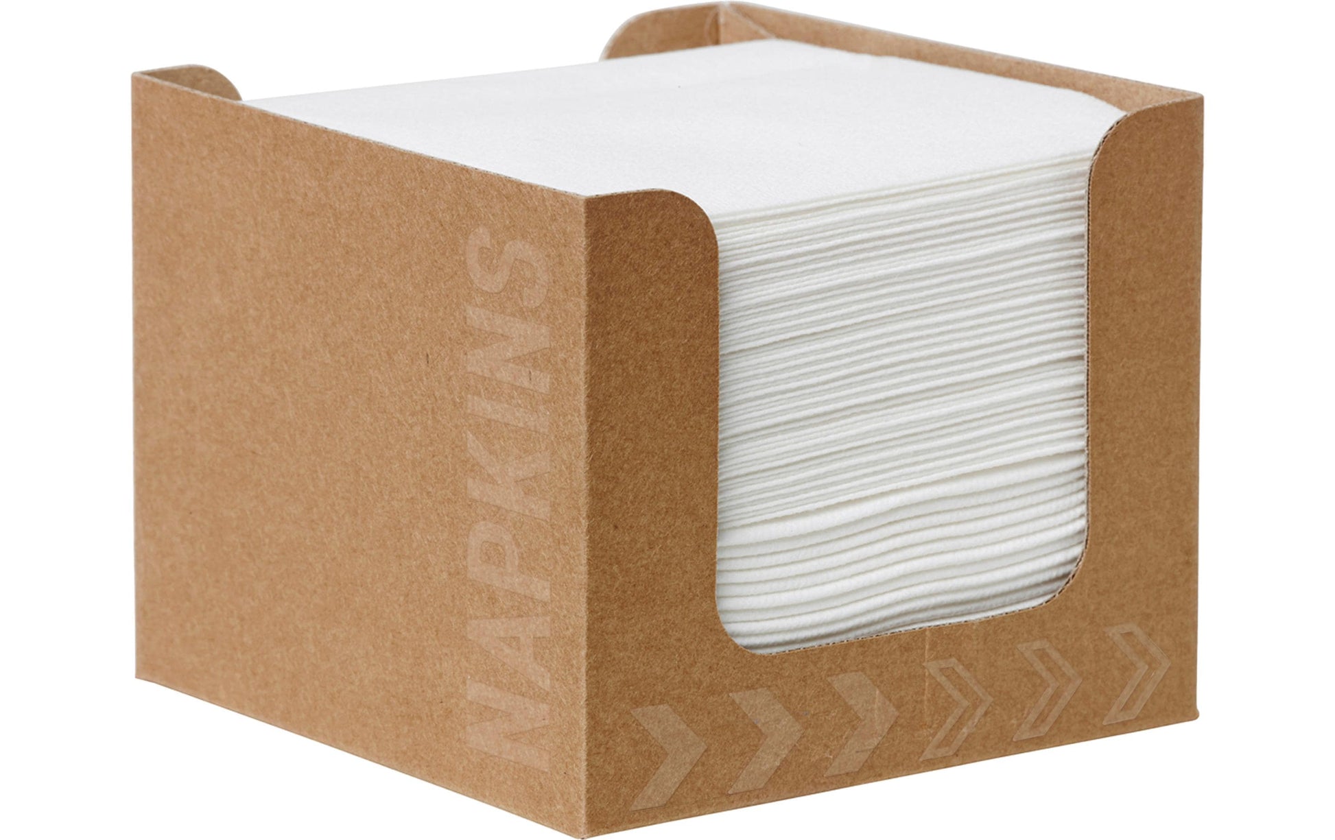 Duni Servietten – weiss – 20 × 20 cm, einlagig – 50 Stück