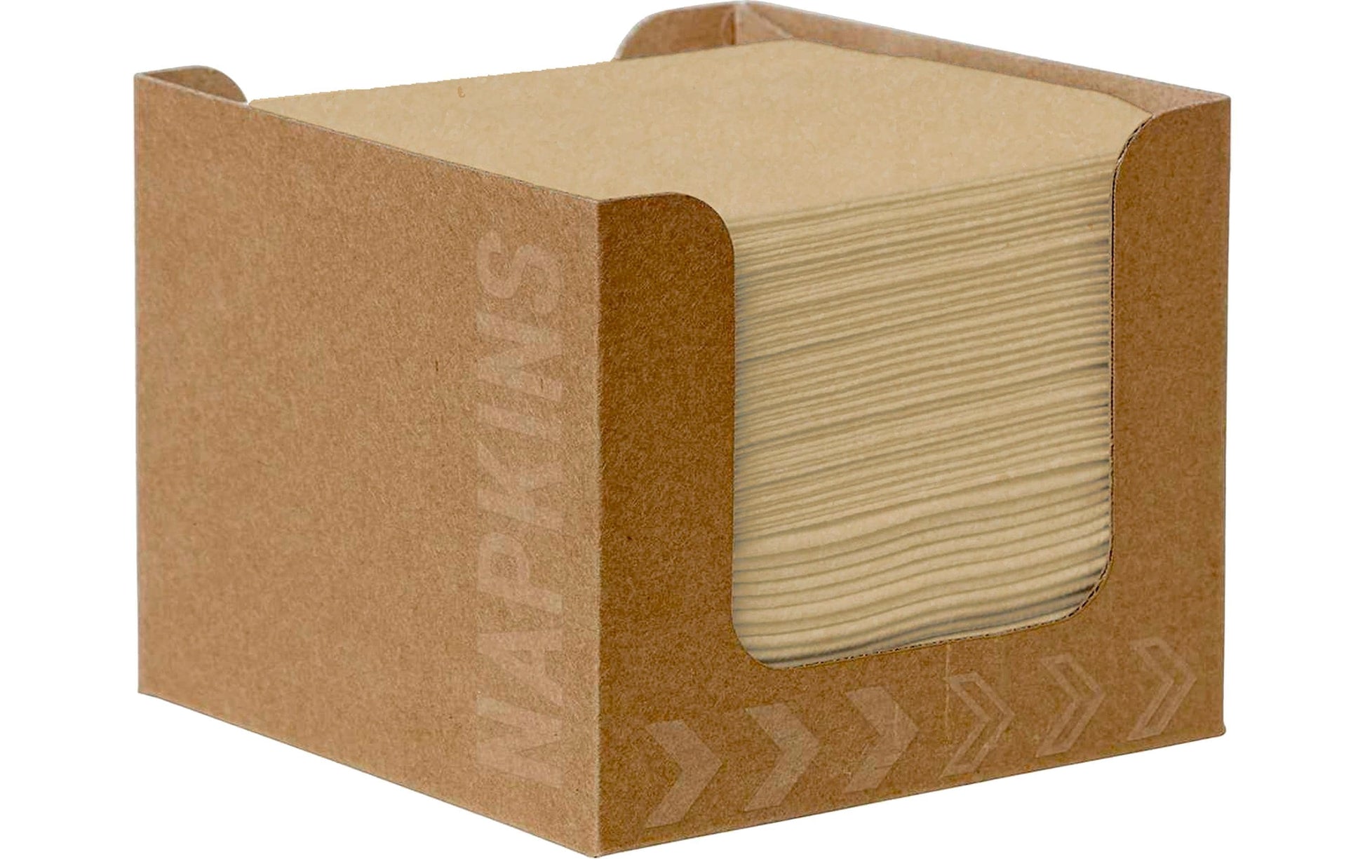 Duni Servietten – natur braun – 20 × 20 cm, 1-lagig – 50 Stück