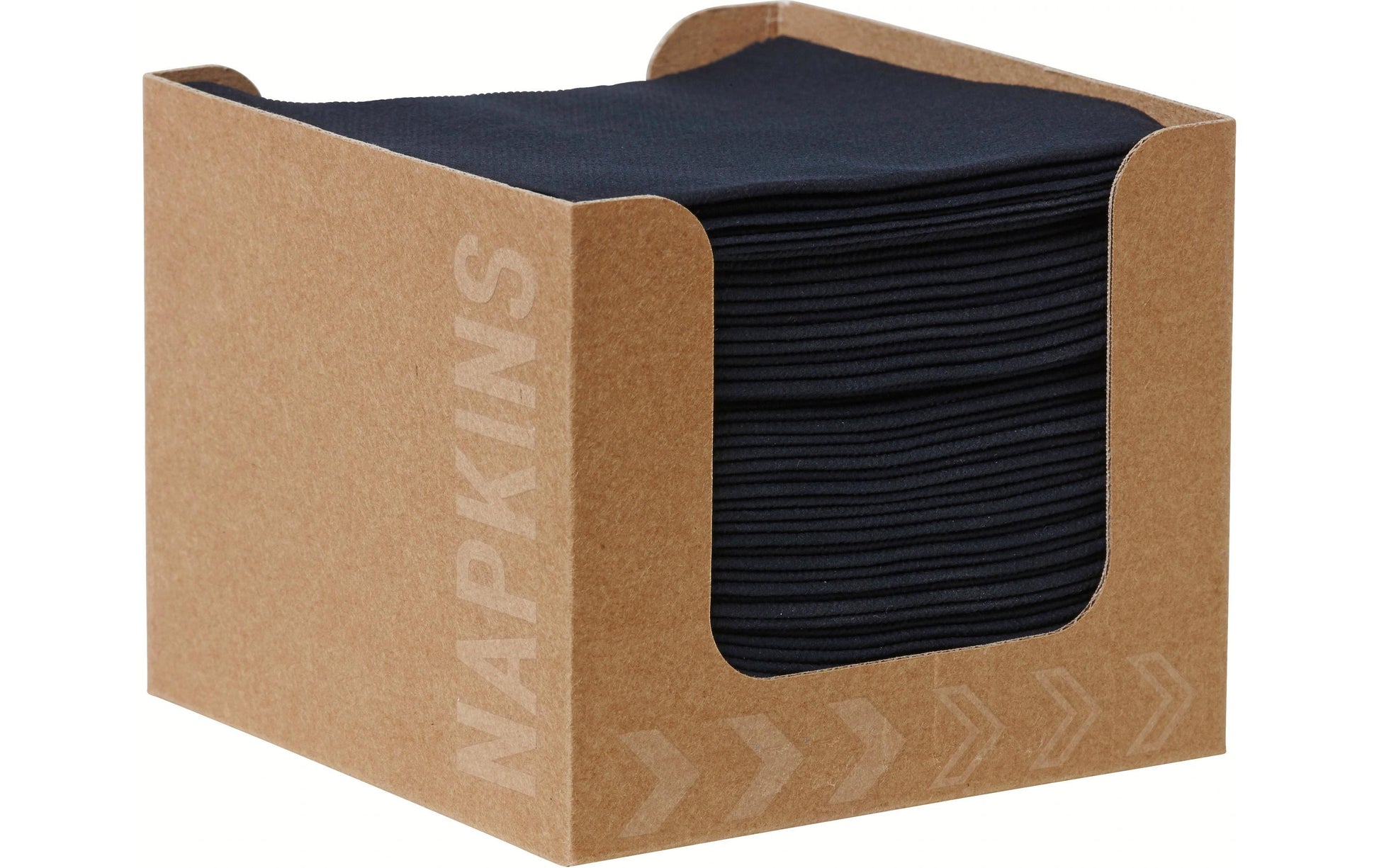 Duni Servietten Fingerfood schwarz – 20 × 20 cm, 1-lagig – 50 Stück